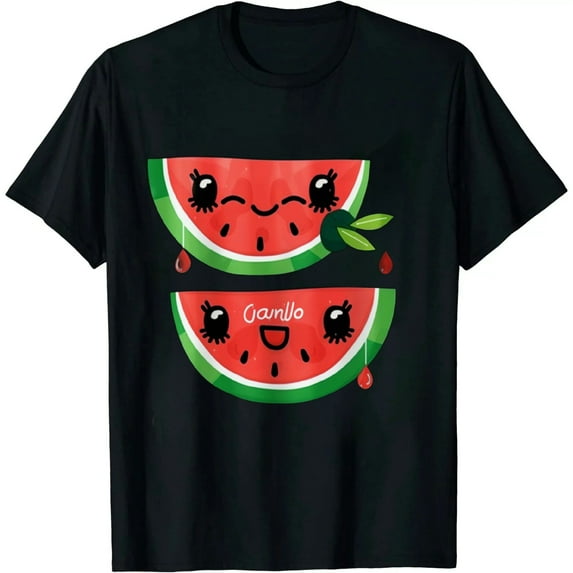 GOSMITH Grandma Of The Little Watermelon Melon Family Matching T-Shirt