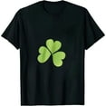 thumbnail image 1 of GOSMITH Green Four Leaf Clover Rainbow St Patrick's Day T-Shirt, 1 of 3
