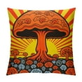 thumbnail image 1 of GOSMITH Groovy Stay Weird Retro 70s Hippie Daisy Flower Mushroom Throw Pillow Cover Decor for Home Room Dorm Decor,Mushroom Gifts for Kids Girls Boys,Gifts for Mushroom Lovers Women Teen Girls,, 1 of 5