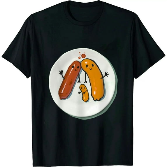 GOSMITH Gudetama the Lazy Egg #mood Boxing Punching Hot Dog T-Shirt