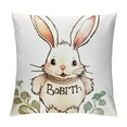 thumbnail image 1 of GOSMITH Guess What It's Rabbit Butt Cute Rabbit Easter Day Spring Summer Throw Pillow Covers Decorate Kids Girls Boys Living Room Bedroom,Pillowcase,Gifts for Rabbits Lovers Girls Boys, 1 of 5