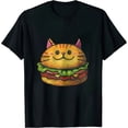 thumbnail image 1 of GOSMITH Hamburger Cat Catburger Funny Burger Cat Lover Foodie T-Shirt, 1 of 3