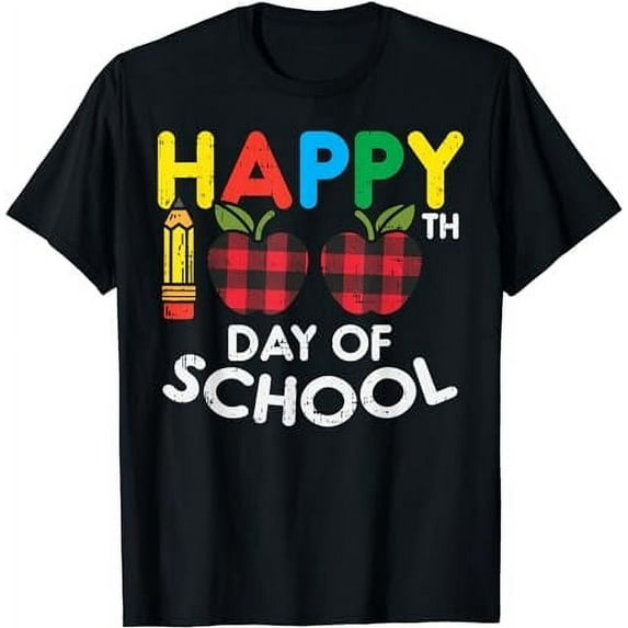 Leisuo Buffalo Plaid Apples Gift T-Shirt black