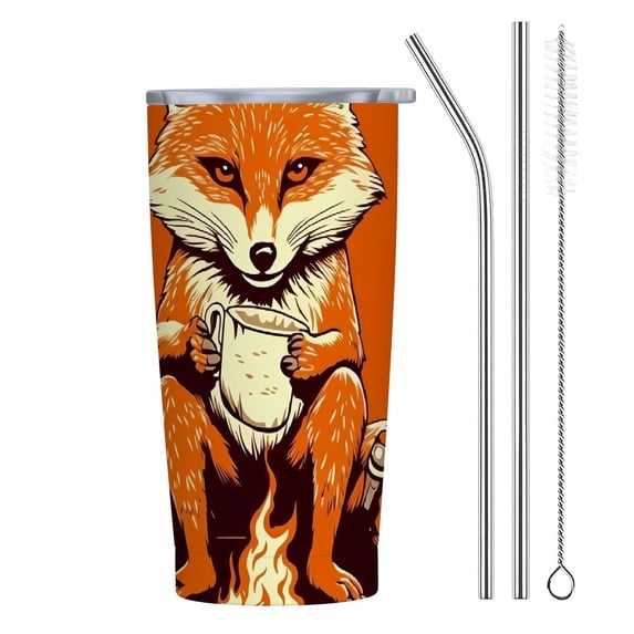 GOSMITH Harmony Kid Water Bottle for Travel or At Home, Recycled Stainless Steel is Leak-Proof When Closed and Insulated (Animal)