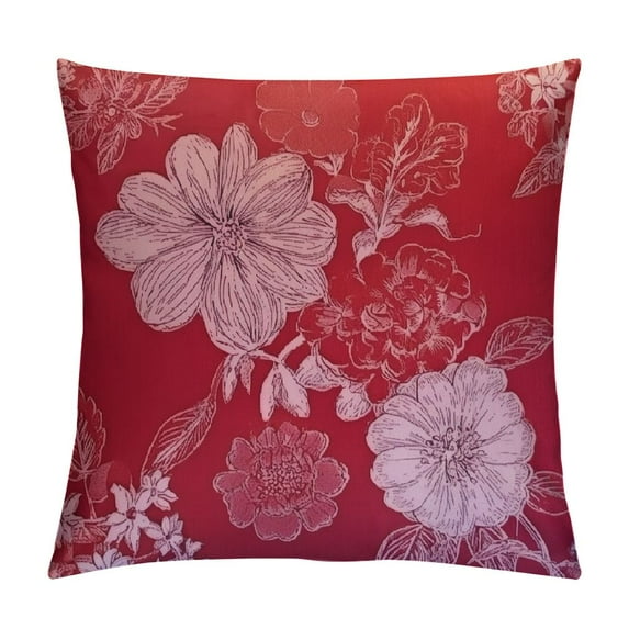 Leisuo Heavy Decorative Throw Pillow Covers, 45 Color and 19 Size Options white