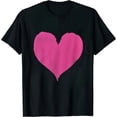 thumbnail image 1 of GOSMITH I Love You Pink Purple Heart Valentine's Day Emoticon Shirt, 1 of 3