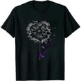 thumbnail image 1 of GOSMITH I Wear Purple For Domestic Violence Awareness Purple Ribbon T-Shirt, 1 of 3
