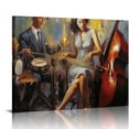 thumbnail image 1 of GOSMITH Jazz Musician Poster Canvas Wall Art, Jazz Musician Diva Art, Jazz Music Poster, Instrument Drawing Canvas Wall Art Prints for Wall Decor Room Decor Bedroom Decor Gifts Poster, 1 of 4