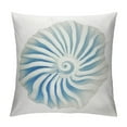 thumbnail image 1 of GOSMITH  Jellyfish Sea Creatures Pattern Square Cushion Cover -Shell White Throw Pillowcase - Nautical Themed Blue Decorative Accent Pillow Cover, 1 of 5
