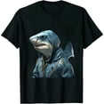 thumbnail image 1 of Leisuo Just A Girl Who Loves Sharks T-Shirt, 1 of 3