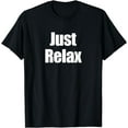 thumbnail image 1 of GOSMITH Just Relax T-Shirt Polyester Round Neck Short Sleeved Super Soft black, 1 of 3