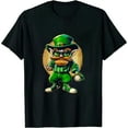 thumbnail image 1 of GOSMITH Leprechaun Playing Baseball St Patricks Day Sport T-Shirt, 1 of 3