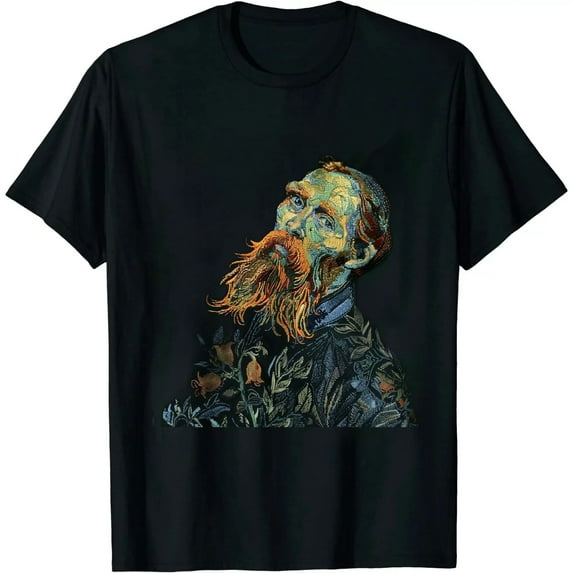 GOSMITH Let It Gogh T Shirt Vincent Van Gogh Artist Funny Image Gift