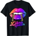 thumbnail image 1 of GOSMITH Libra Queen T-Shirt Women's Short Sleeve Polyester Round Neck Summer Tee 214651-black, 1 of 3