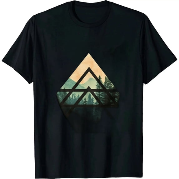 GOSMITH Men's Graphic Tees 100% Crew Neck T-Shirt Funny Novelty Design black
