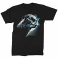 thumbnail image 1 of GOSMITH Midnight Moon Wolf Shirt Men's Graphic Tees black, 1 of 6