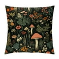 thumbnail image 1 of GOSMITH  Mushroom Pillow Covers Pack of  Boho Pillow Covers Decorative Throw Pillow Covers, Spring Floral Pillow Covers Square, Cute Aesthetic Pillow Cover,  Pillowcase, 1 of 5