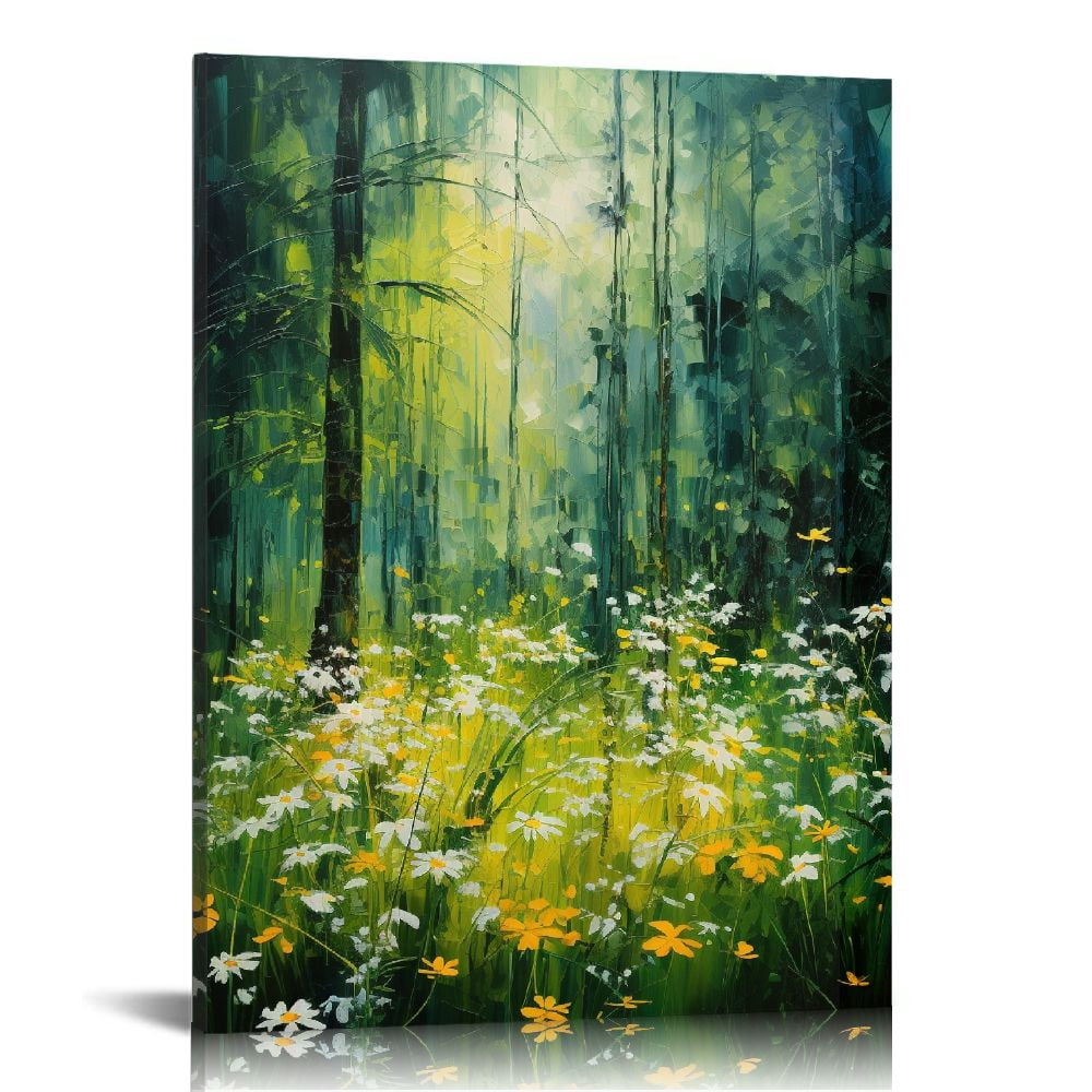 GOSMITH Nature Landscape Sunrise Tree Canvas Wall Art - Wall Decoration ...