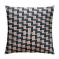thumbnail image 1 of GOSMITH  Navy Blue Throw Pillows Checker Plaid Pillow Covers for Bed Garden Couch Bench, White and Navy, 1 of 5