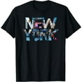 thumbnail image 1 of GOSMITH New York Tourist NYC USA I Love NY Hip Hop Gift Women Men T-Shirt black, 1 of 3