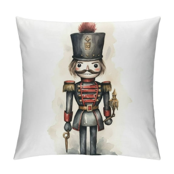 GOSMITH Nutcrackers Throw Pillow, Gold
