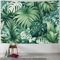 thumbnail image 1 of GOSMITH Palm Leaf Green Tropical Leaves Decorative Tapestry Wall Hanging Painting, 1 of 6