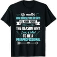 thumbnail image 1 of GOSMITH Paraprofessional Educator Teacher Assistant Teacher's Aide T-Shirt 147160-black, 1 of 3