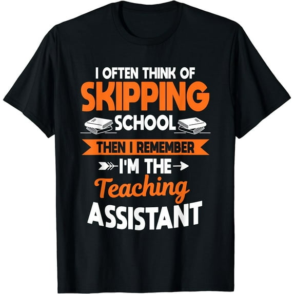 GOSMITH Paraprofessional Educator Teacher's Aide T-Shirt 147163-black