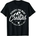 thumbnail image 1 of GOSMITH Perhaps You Were Created For Such A Time As This Fall T-Shirt black-173121, 1 of 4