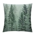 thumbnail image 1 of GOSMITH Pillow Cases Forest Green Summer Woods Evergreen Coniferous Trees Home Decorative Pillowcase Standard Pattern Throw Pillow Covers, 1 of 5