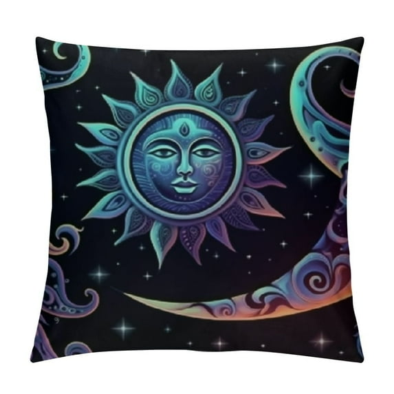 GOSMITH Pillow Covers Cases, Double-Sided Pattern, Sofa Cushion Covers 18\x18\