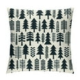 thumbnail image 1 of GOSMITH Pine Tree Forest White Geometry Throw Pillow Case Cushion Cover Home Sofa Decorative, 1 of 5