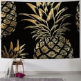 thumbnail image 1 of Leisuo Pineapple Wall Hawaiian Wall Tapestry Wall Hangings Summer Tropical Fruit Tapestries for Black Living Room Dorm Decor Painting, 1 of 6