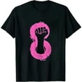 thumbnail image 1 of GOSMITH Pink Feminist Symbol Shirt Women's March 2021 Equality T-Shirt, 1 of 3