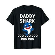 GOSMITH Pinkfong Daddy Shark Official T-shirt Classic Fit 100% Cotton Round Neck black