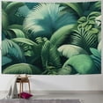 thumbnail image 1 of GOSMITH Plant Watercolor Tropical Palm Leaves Colorful Illustration Natural Feelings Tapestry Wall Hanging Painting, 1 of 6