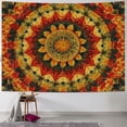 thumbnail image 1 of GOSMITH Popular Handicrafts Indian hippie Bohemian Psychedelic Peacock Mandala Wall hanging College Dorm Beach Throws Table Cloth Bedding Tapestry Painting, 1 of 6
