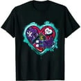 thumbnail image 1 of GOSMITH Purple Blue Loser Lover Drip Heart Tee For Men Women T-Shirt, 1 of 3