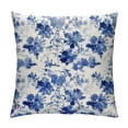 thumbnail image 1 of Leisuo Chic Throw Pillow Case for Couch and Bed Splattered Paint Drops Soft Square Cushion Cover with Details White, 1 of 5