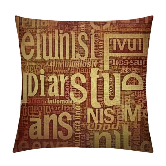 GOSMITH Quote Words Home Decorative Throw Pillow Case Sofa Cushion Cover