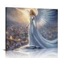 thumbnail image 1 of GOSMITH  Radiant Christmas Angel Canvas Poster Wall Art Decor Print Picture Paintings for Living Room Bedroom Decoration, 1 of 4