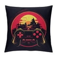 thumbnail image 1 of GOSMITH  Red Signs Board Do Not Disturb Throw Pillow Cases Vintage Cushion Covers Gamer at Work with Gamepad Decorative Home Sofa Standard Pillow Shams, 1 of 5