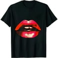 thumbnail image 1 of GOSMITH Red lips - kisses - white teeth - laughter - lips T-Shirt, 1 of 3