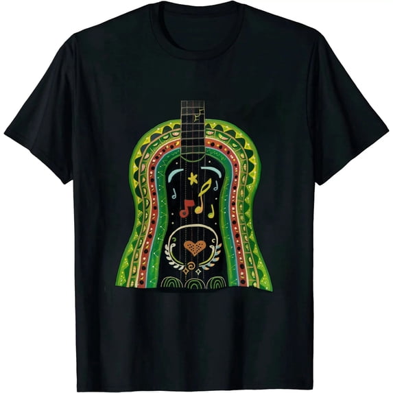 Leisuo Retro Groovy Lucky To Music Teacher St Patrick's Day T-Shirt