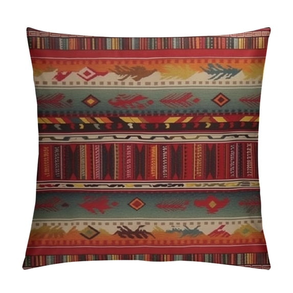 GOSMITH Romantic South Western Style Home Decorative Rectangle Throw Pillow Cover Cushion Case Lumbar Design Printed Pillowcase