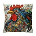 thumbnail image 1 of Leisuo Pillow Covers Throw Pillow Covers Farm Poultry with Quote Pillow Case Home Decorative Cushion Cover white, 1 of 5
