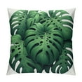 thumbnail image 1 of Leisuo Ropical Green Leaves Summer Palm Leaf Pillow Case - Soft Pillowcase Durable Easy Care Decorative Bed Pillow Protectors Covers for Skin and Hair, 1 of 5