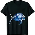 thumbnail image 1 of GOSMITH Salt Ocean Fish Bone Skeleton beach tee shirt, 1 of 3