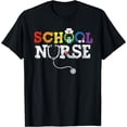 thumbnail image 1 of GOSMITH School Nurse Back To School Registered Nursing Week RN Nurse T-Shirt 158050-black, 1 of 4