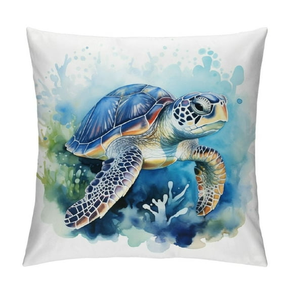 GOSMITH Sea Theme Decorative Pillow Inserts, s () white